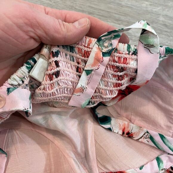 Band of Gypsies Mini Dress Pink Floral Print - Picture 4 of 7